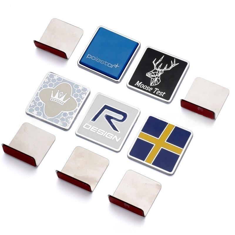 3D Metal Car Front Grille Badge Rear Trunk Logo Sticker Emblem Decal Decoration for XC40 XC60 XC90 V90 S90 S60 V60 V40 C70