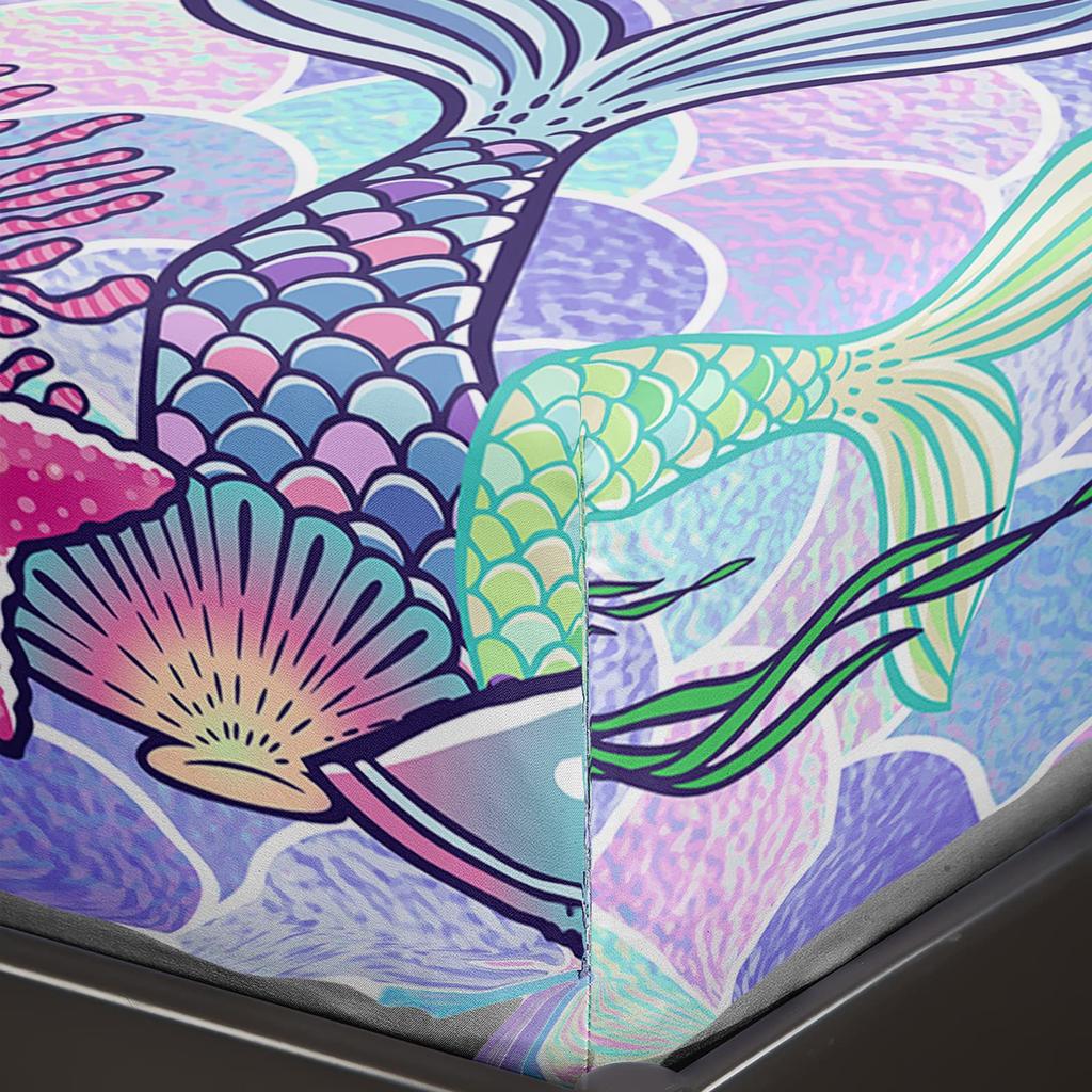 Ocean Starfish Pattern Mattress Four-Piece Bedding Set Bedroom Dormitory Bedding Decoration