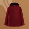 Elegant Women's Winter Fleece-Lined Cotton Coat