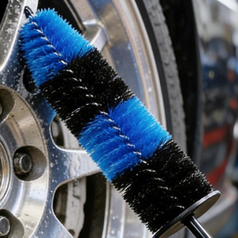 Professional Car Cleaning Tool Soft Bristled Brushes Short Ergonomic Handles For Wheel Arch Detailing Maintenance