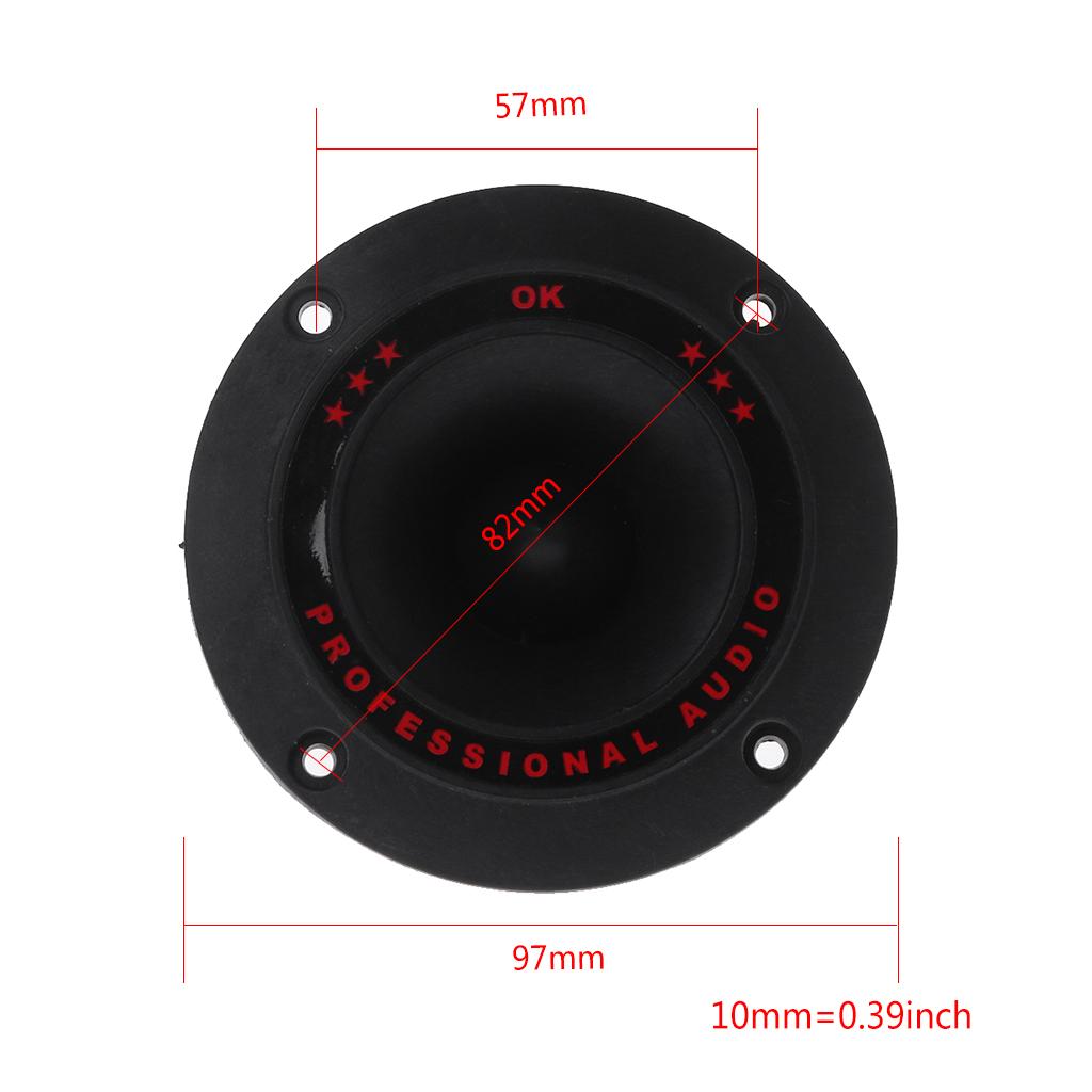 50W PA/DJ Tweeters Replacement Home DIY Subwoofer Stage Sound Pieces Kits Audio Speaker 91db + -2db Sensitivity