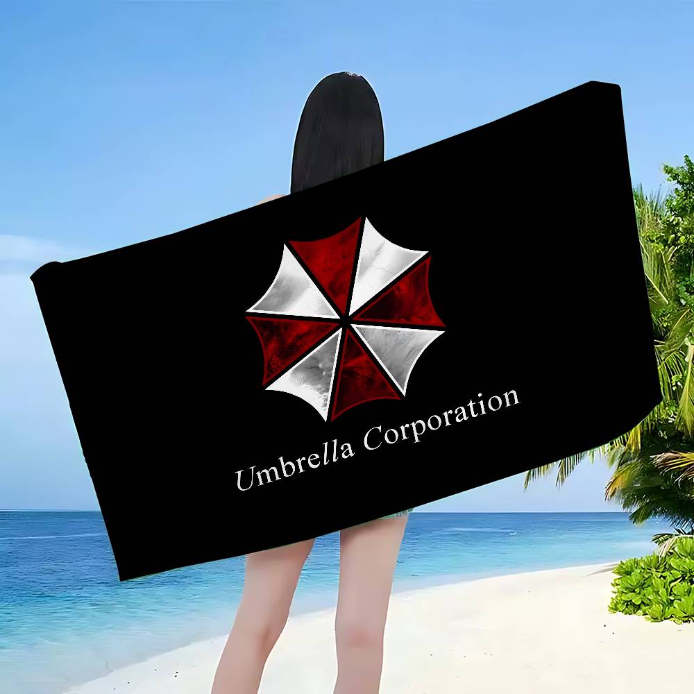 R-Resident Evil Games Microfiber Blanket Quick Drying Beach Towels Oversized Printing Super Absorbent Pool Towel Blanket