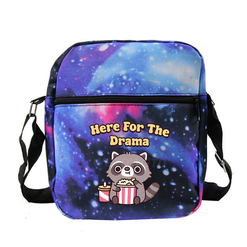 New student fashion shoulder bag personalized printing children's portable multifunctional messenger bag