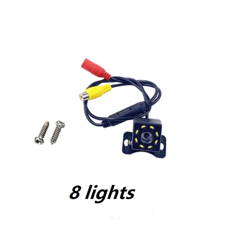 Car Rear View Camera with Video Cable Night Vision Reversing Auto Parking Camera IP68 Waterproof CCD LED Auto Backup Monitor HD