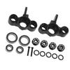 1 Pair Aluminum Alloy RC Front Steering Cup with Enlarged Bearings for Arrma Karton 1 8 RC Car