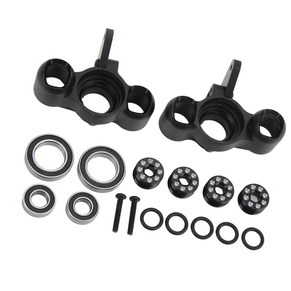 1 Pair Aluminum Alloy RC Front Steering Cup with Enlarged Bearings for Arrma Karton 1 8 RC Car
