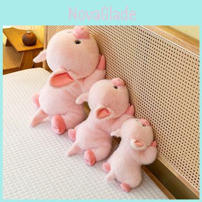 Cute Pig Animal Plushie With Short Hair For Kids Play And Decor