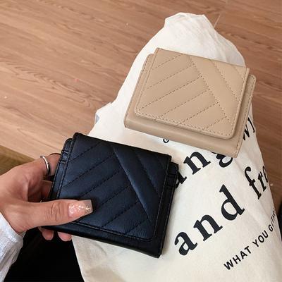New Women's Wallet Ins Women's Small Wallet Women's High-end Short Wallet Multi-functional Change Bag Batch