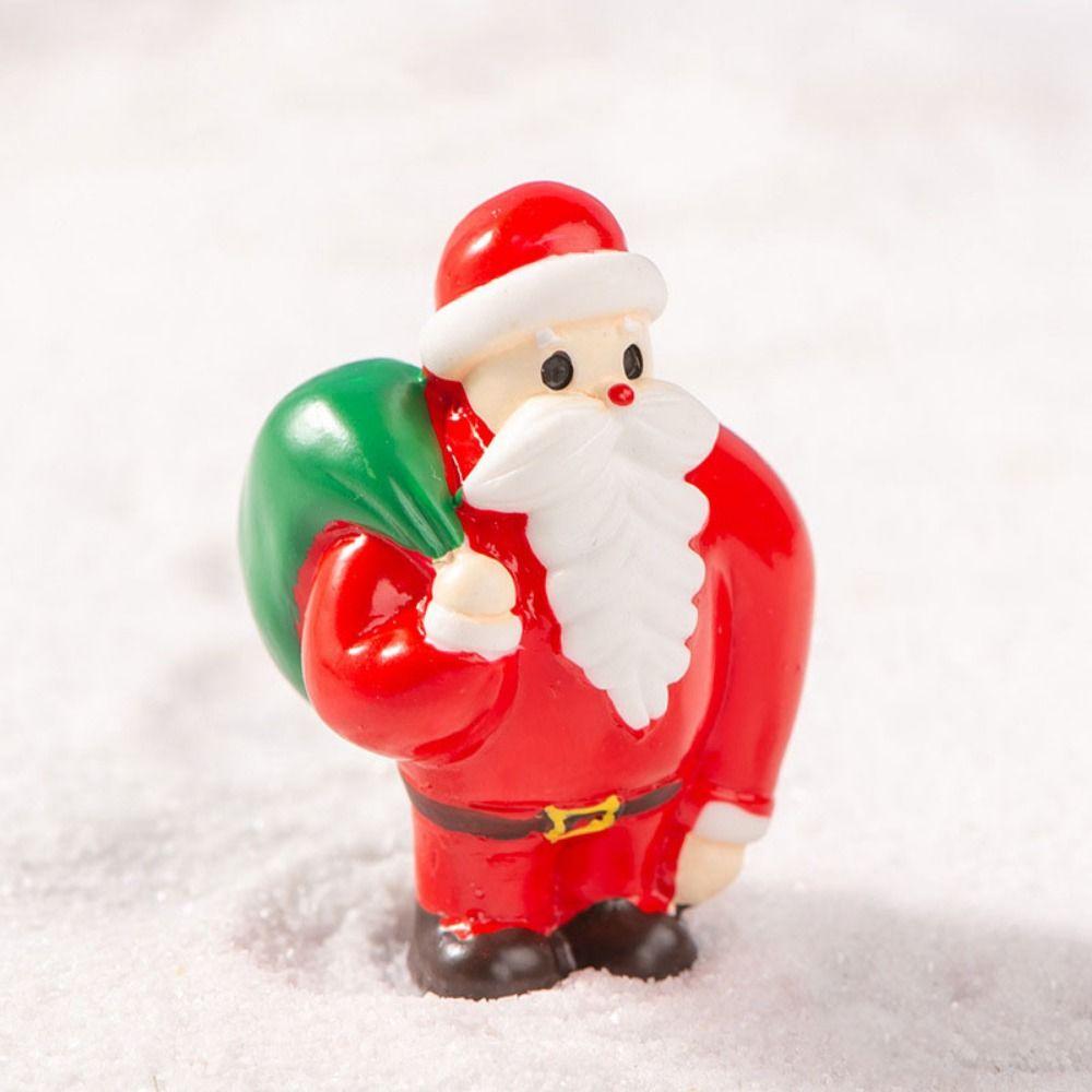 

Multicolor Christmas Figurines Resin Miniature Animal Statue Gift Xmas Knick-knacks 18