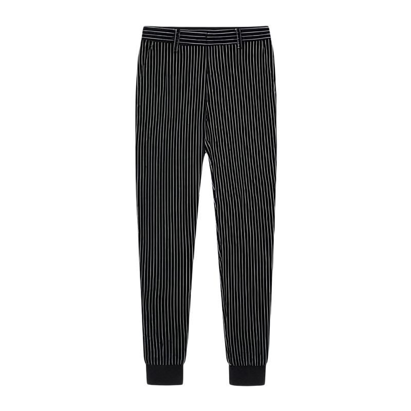 Menseye Menseye Thread Autumn New Cropped Casual Pants