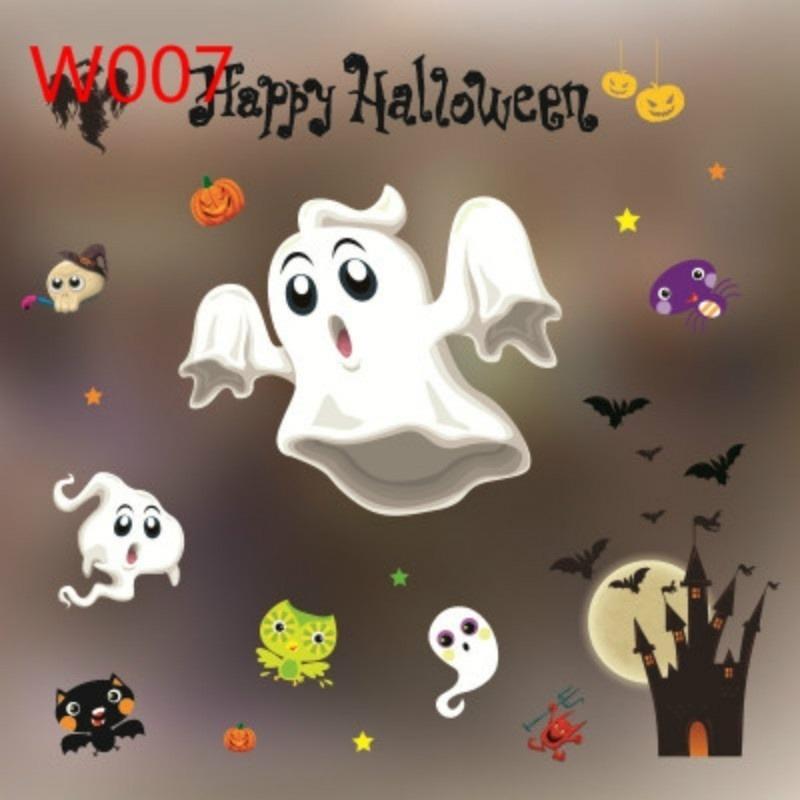 35*50CMFashion Halloween Wall Sticker Art Vinyl Decal Window Home Decor Mural Removable Funny 
