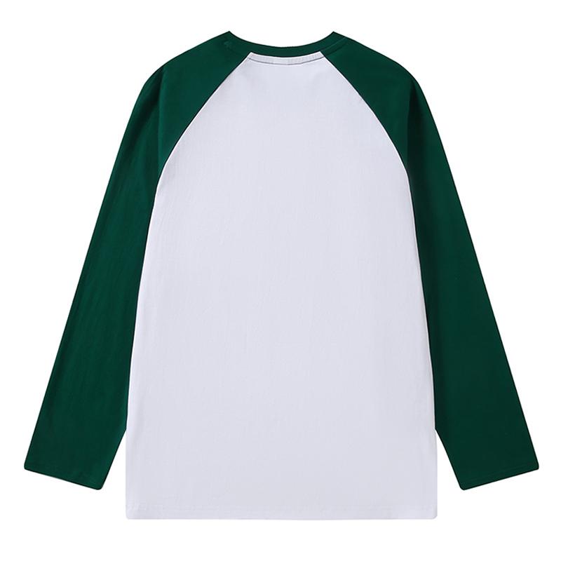 Zirunking 2024 Summer Autumn Longsleeve Loose Causal Unisex Tops 100% Cotton T-shirts Multi Colors Long Sleeve Street Tees HMCJC