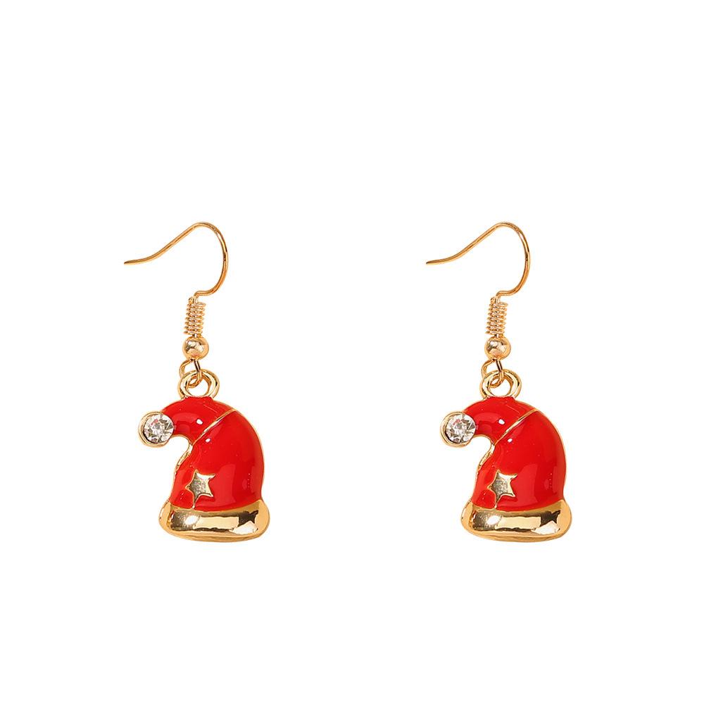 European & American Christmas Series Cute Stud Earrings - Popular and Stylish Jewelry