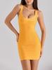 French Retro Sleeveless Knit Mini Dress - Sweet, Elastic Waistband, Pure Color for Women