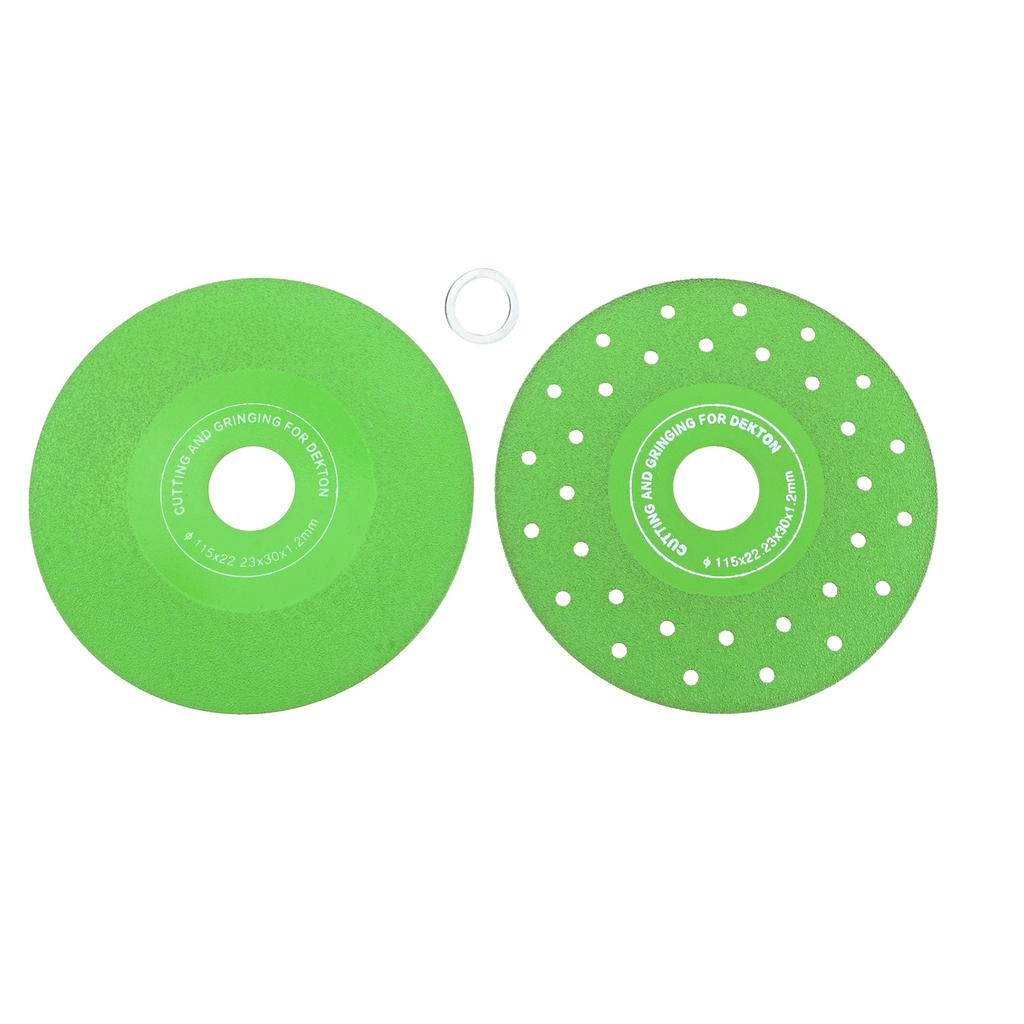 3pcs Rock Slab Diamond Grinding Discs 5" 115mm Diameter Ultra Thin 1.5mm Blade fit 4.5Inch Angle Grinder Cut Glass Jade Ceramics