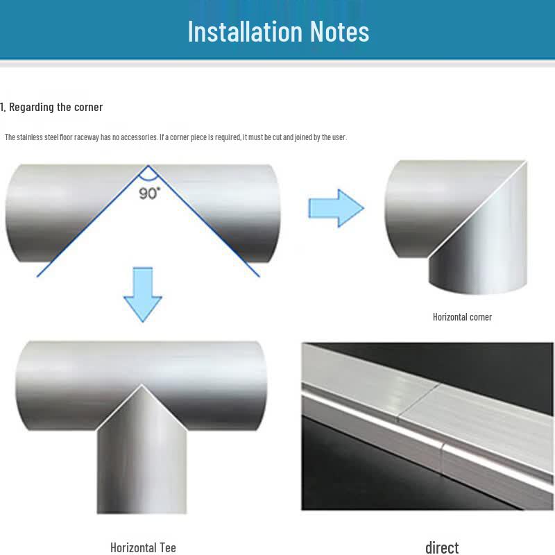 Yicheng Aluminum Alloy Surface-Mounted Floor Cable Trunking