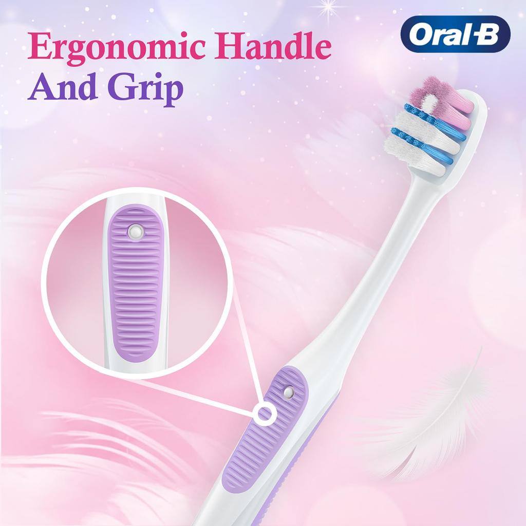 Oral-B Sensitive Expert Ultra Soft Manual Toothbrush For Adults, Sensitive Teeth And Healthier Gums, Ultra Soft Bristles | (Pack of 2)