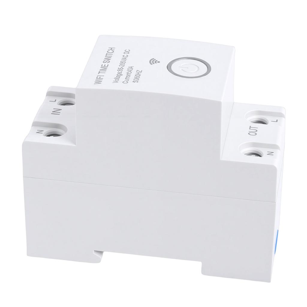WiFi Timer Switch 2P 40A Programmable APP Control Voice Control Smart Time Switch for Home