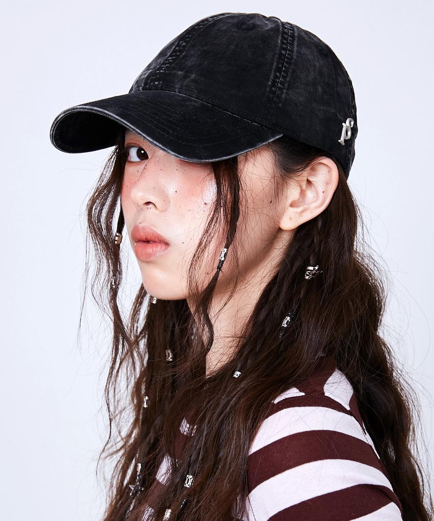 Seullipiseullib Sp Vintage Washing Black Ball Cap