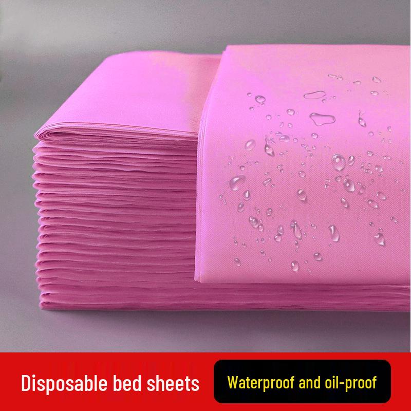 Waterproof, Oil-proof Disposable Massage Bed Sheets with Hole - Thickened, Breathable, Non-woven for Beauty Salons