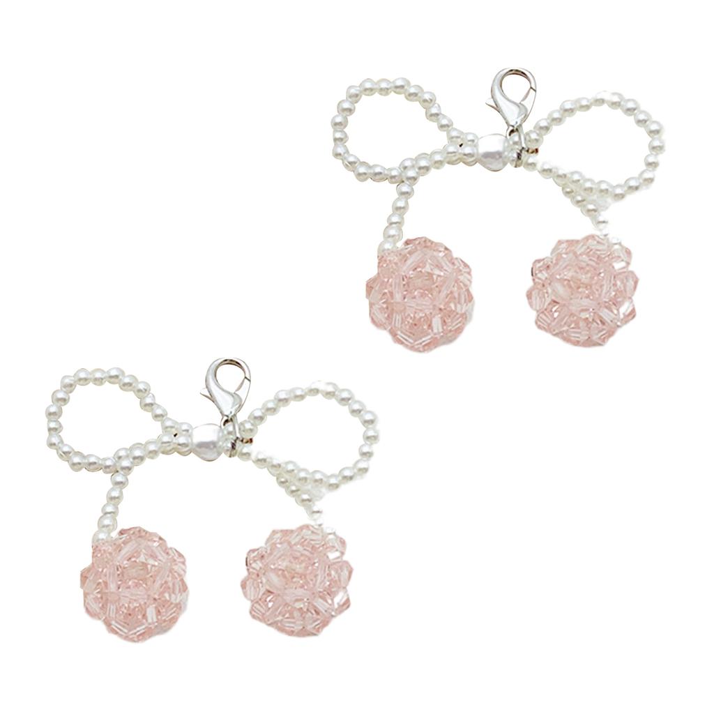 2 STK Stilvoller Kirschschuh-Anhänger Kirsch-Anhänger Herz Taschenanhänger Moderner Taschenanhänger Elegante Kirsch-Schlüsselanhänger für Schuh