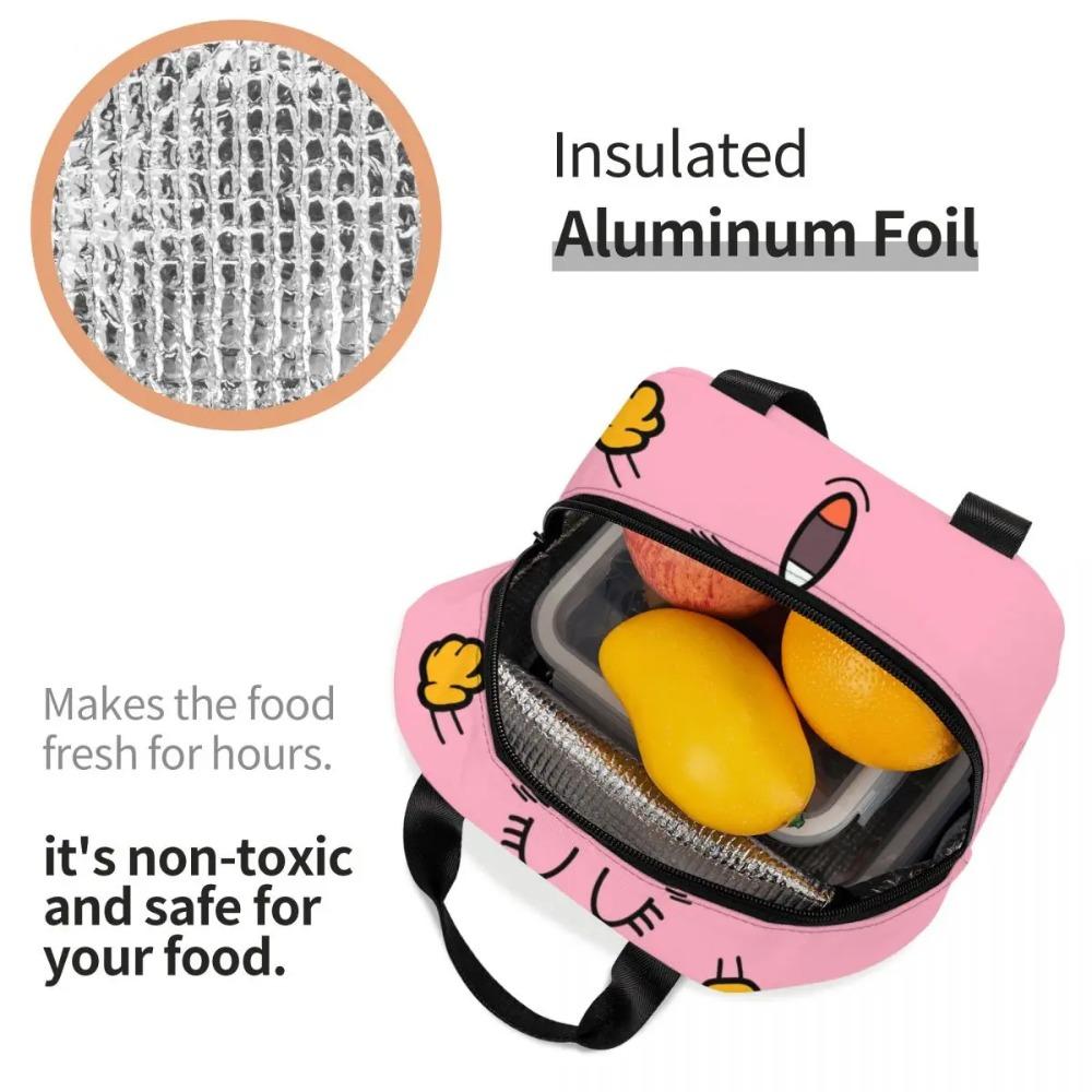 Custom Dr Slump Anime Arale Poop Insulated Lunch Bag for Camping Travel Leakproof Cooler Thermal Bento Box Women Kids