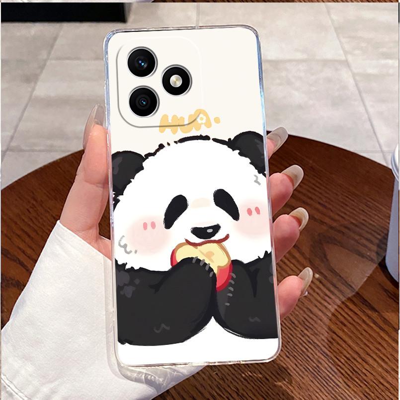 For Honor X8d Case Clear Luxury Cute Love Heart Rabbit Funny TPU Soft Silicone Phone Case For Honor X8d X 8d 4G Back Cover Funda