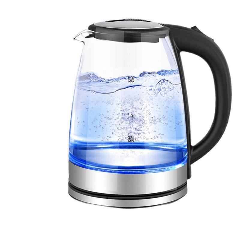 Large Capacity Transparent Electric Kettle with High-Temperature Resistance and Auto Power-Off