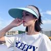 Outdoor Breathable Wide Brim Ladies Sports Hat Empty Top Suncap Summer Sun Cap Beach Cap Visor