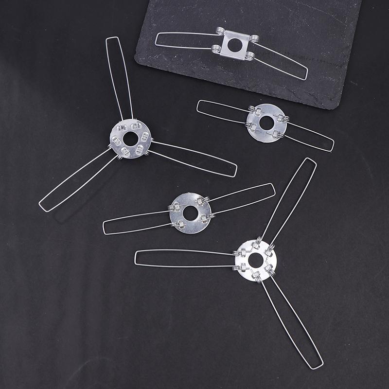 4Pcs 2-Forks 3-Forks Galvanized Fixing Spring Clip Spring Buckle For Fixing Lampshade Shrapnel Diy For Pandent Lamps Lanterns