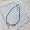 Fashion Shell Necklace with Beads Dopamine Natural Bead Necklace for Women