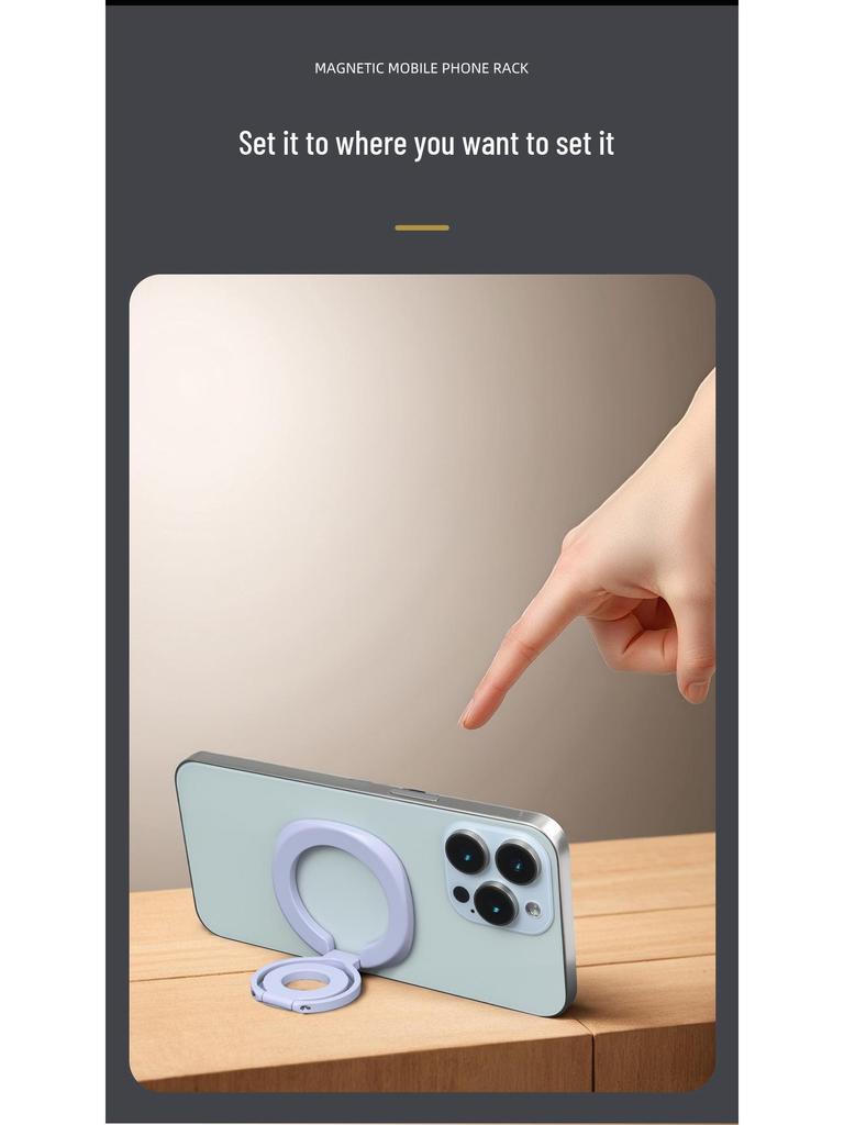 MagSafe Dual-Sided Magnetic Phone Stand, Alloy Lightweight Thin Design