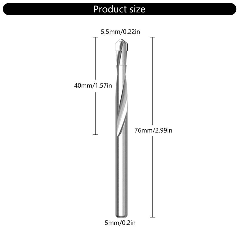Hardened Round Shank Reduced Twist Drill Bits Hole Cutter Drilling Tool For Wood Iron Stainless Steel Aluminum Metal