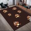 Goomba Flannel Printed Carpet, Home Sofa Decoration for Living Room & Bedroom, Non‑Slip Play Flannel Floor Mat for Game Room