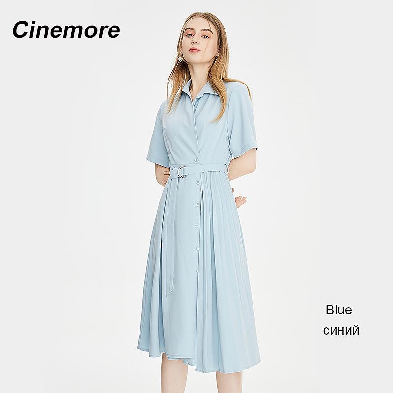 Cinemore Summer Women's Dress 2022 Shirt Dress Evening Kaftan Vintage Dress Party Casual Long fashion Women Dresses Q92265