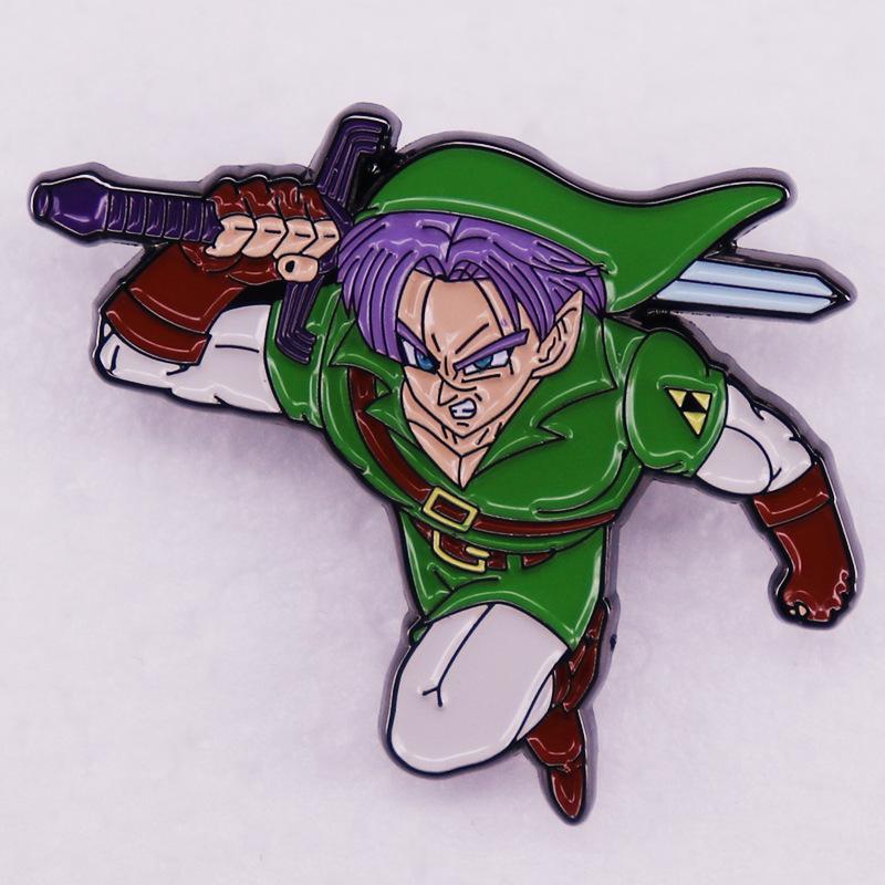 

Zelda & Anime Trunks Link Brooch Fan Gift
