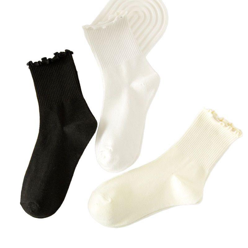 Female Summer Fungus Lace Miscellaneous College Wind Tube Pile Socks