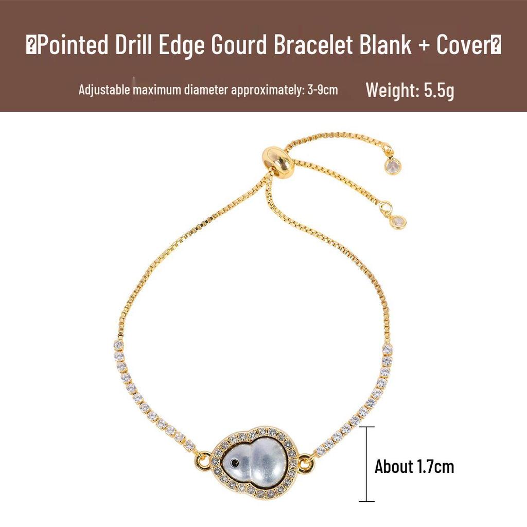 Handmade Song Brocade Bracelet Kit: DIY Base Tray & Jewelry Ornaments for Children's Team Building or Salon Events