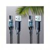 180W ultra fast charging USB A to Type-C cable with LED digital display, matte surface, data synchronization, USB power transfer