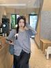 Women's Soft Knit Embroidered Bow Crew Neck Cardigan - Autumn Loose Sweater Coat