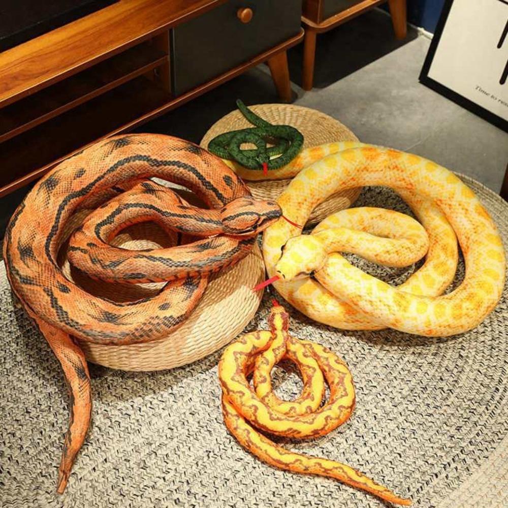 Simulation Artificial  Python Plush Toy 110/160cm Long Snake Imitation Doll Reptile  Home Decor
