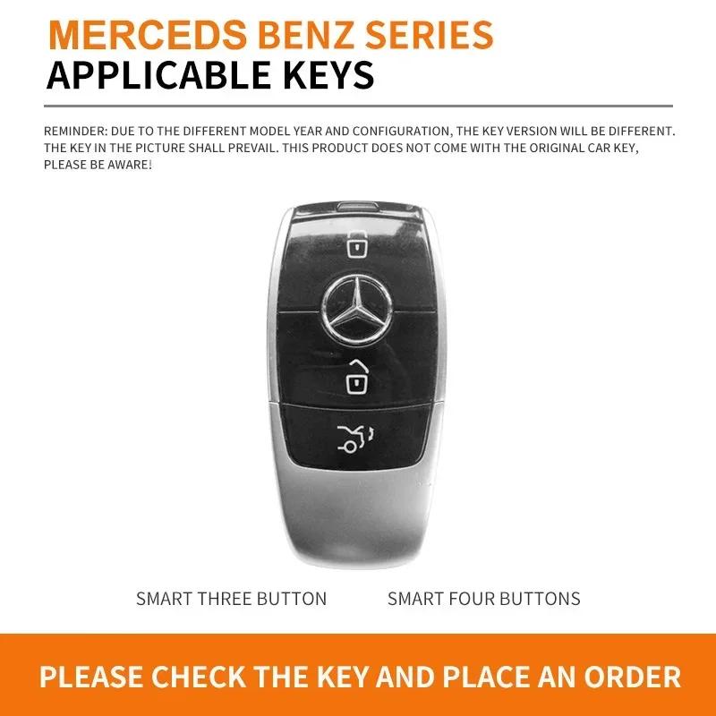 C200 E300 2026 Moda Quente TPU Capa Protetora de Bolsa para Chaveiro Inteligente de Carro Para Mercedes Benz Classe A C E S G GLC CLE CLA W177 W205