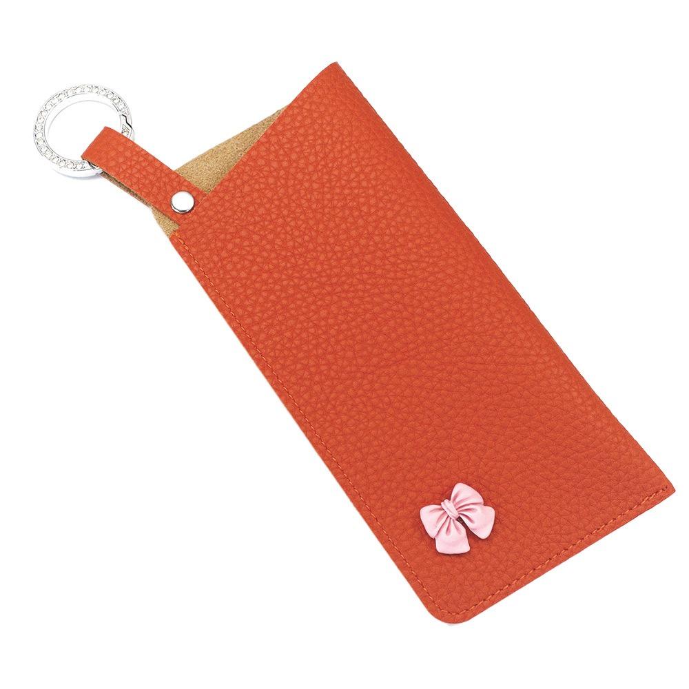 Solid Color Sunglasses Storage Bag with Keyring SunGlasses Holder  Eyewear Accessories