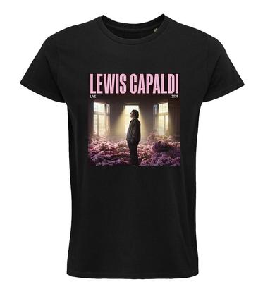 Lewis Capaldi T-Shirt, Live 2026, Tour, Music, Italy, Concert, 100% Cotton.