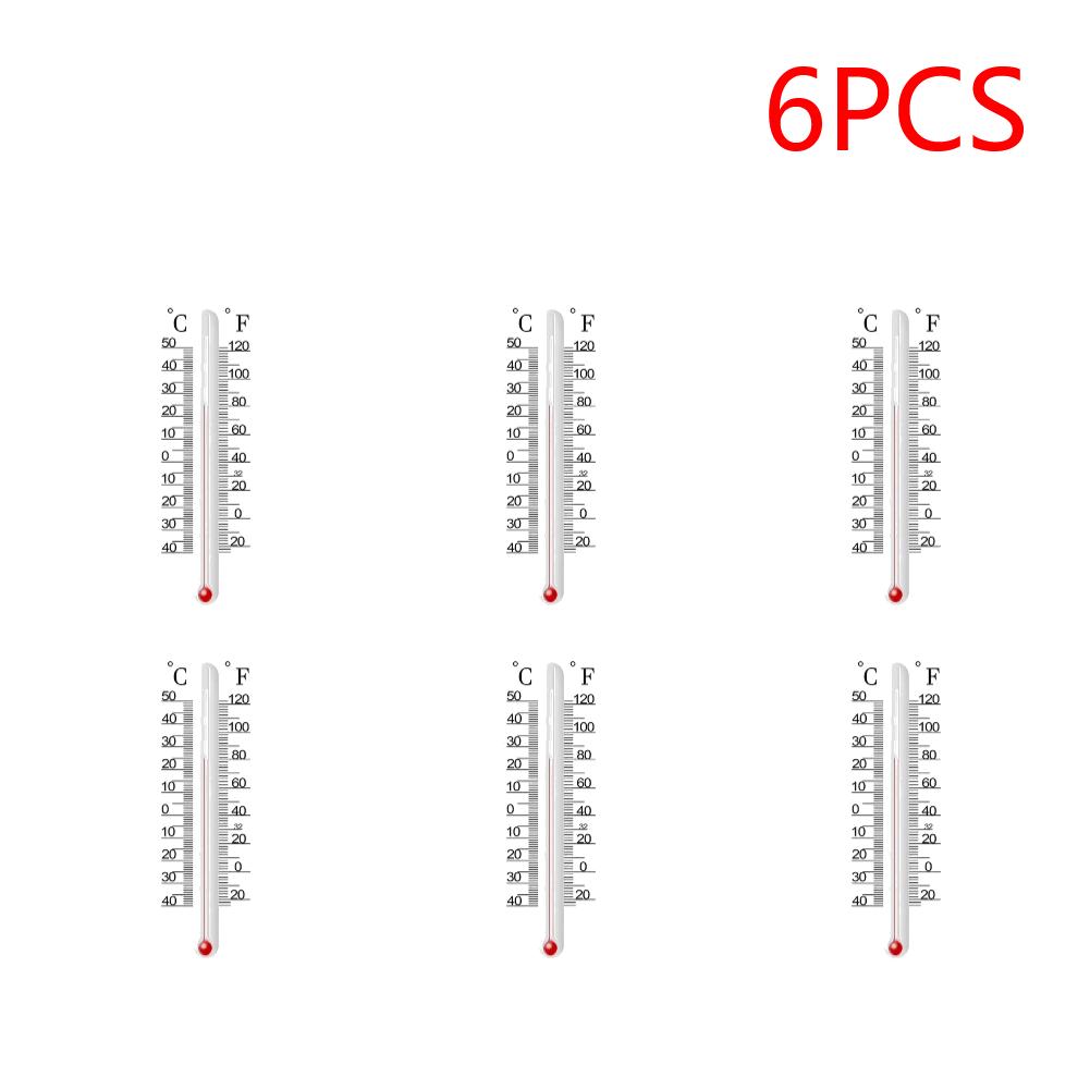 2-10PCS Multifunctional Thermometer Wall Hanging Thermometer Meter Garage Small Valuables Key Storage Measurement Tool for Home