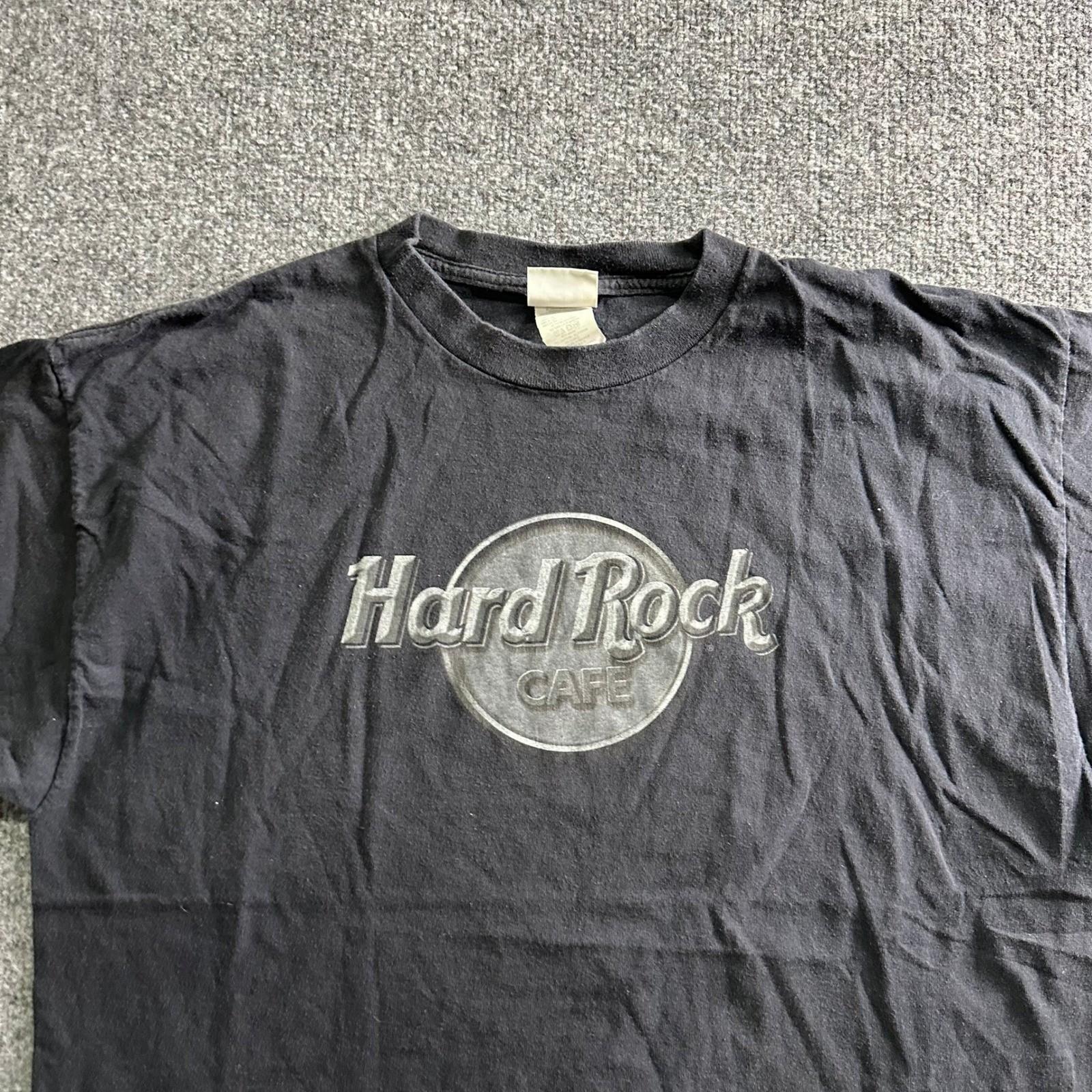 Hard Rock Cafe T-Shirt Mens Size XL Black Graphic Short Sleeve Cotton Casual Tee Unisex T-Shirt S