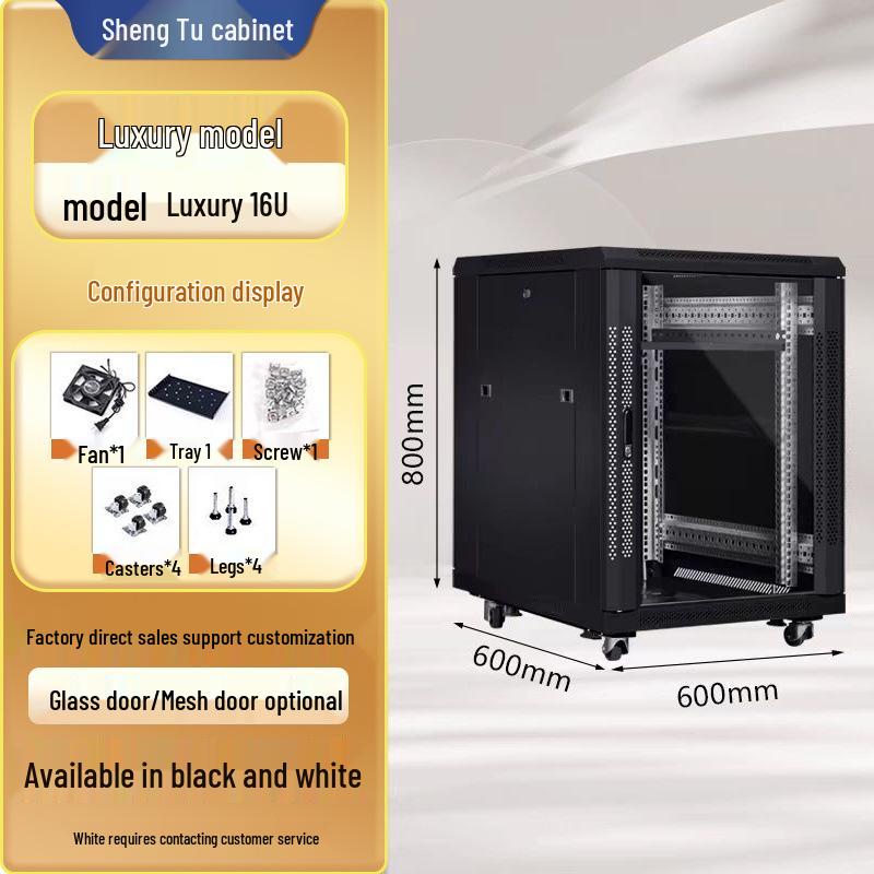 Wall-Mounted Network Rack: 6U/4U/12U Small Cabinet for Monitor Equipment and Switches