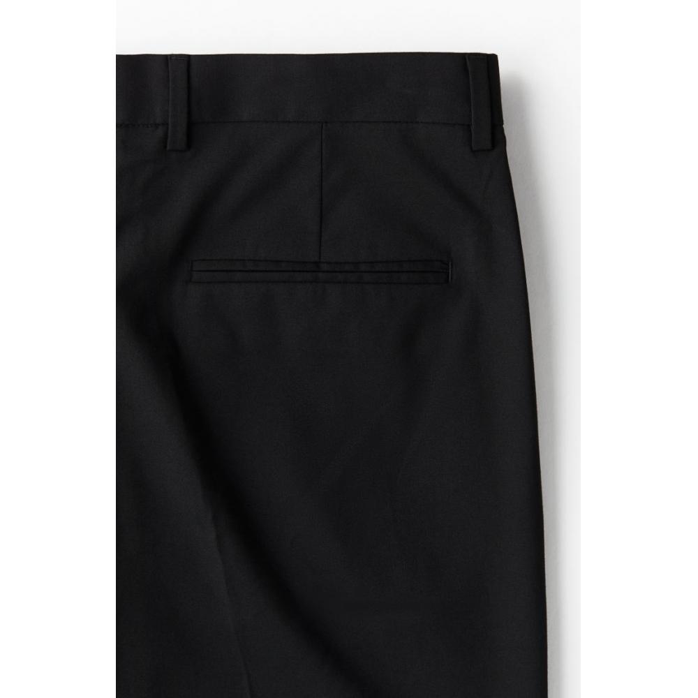 H M Regular Fit Suit Pants Black