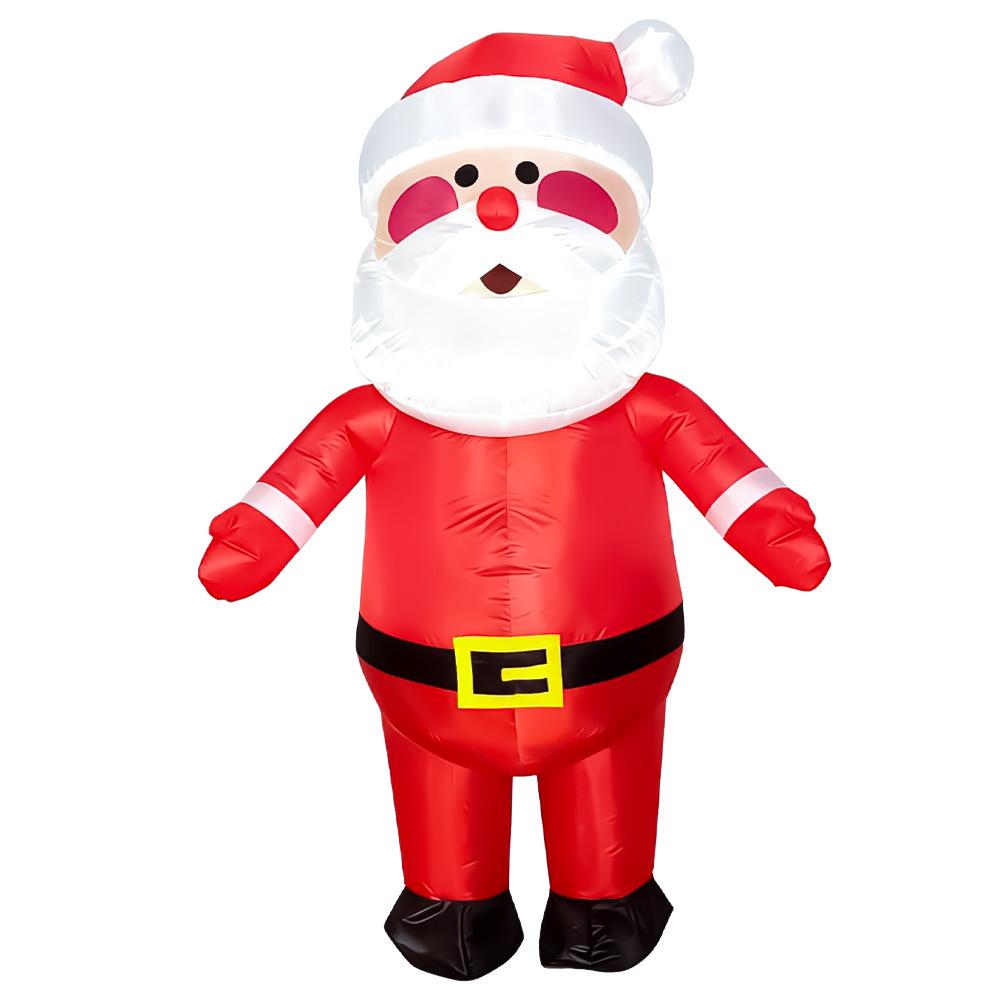 Inflatable Christmas Tree, Snowman, and Reindeer Costume for Festive Parties