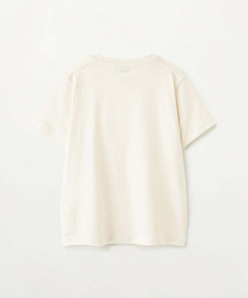 Seteo (W) Supima Basic Crew Neck Short Sleeve T-Shirt Cream